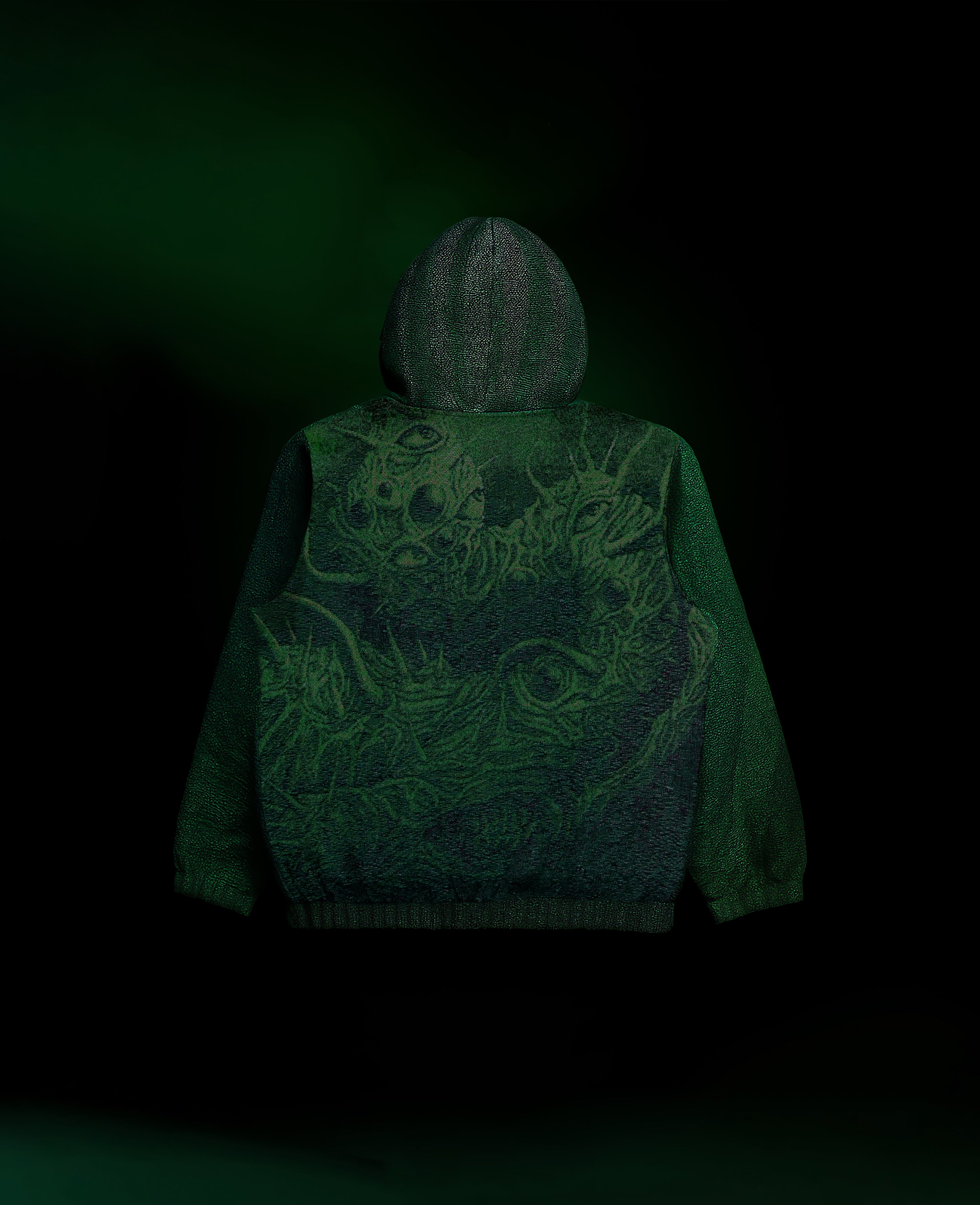 'DECEPTION' ZIP-UP HOODIE