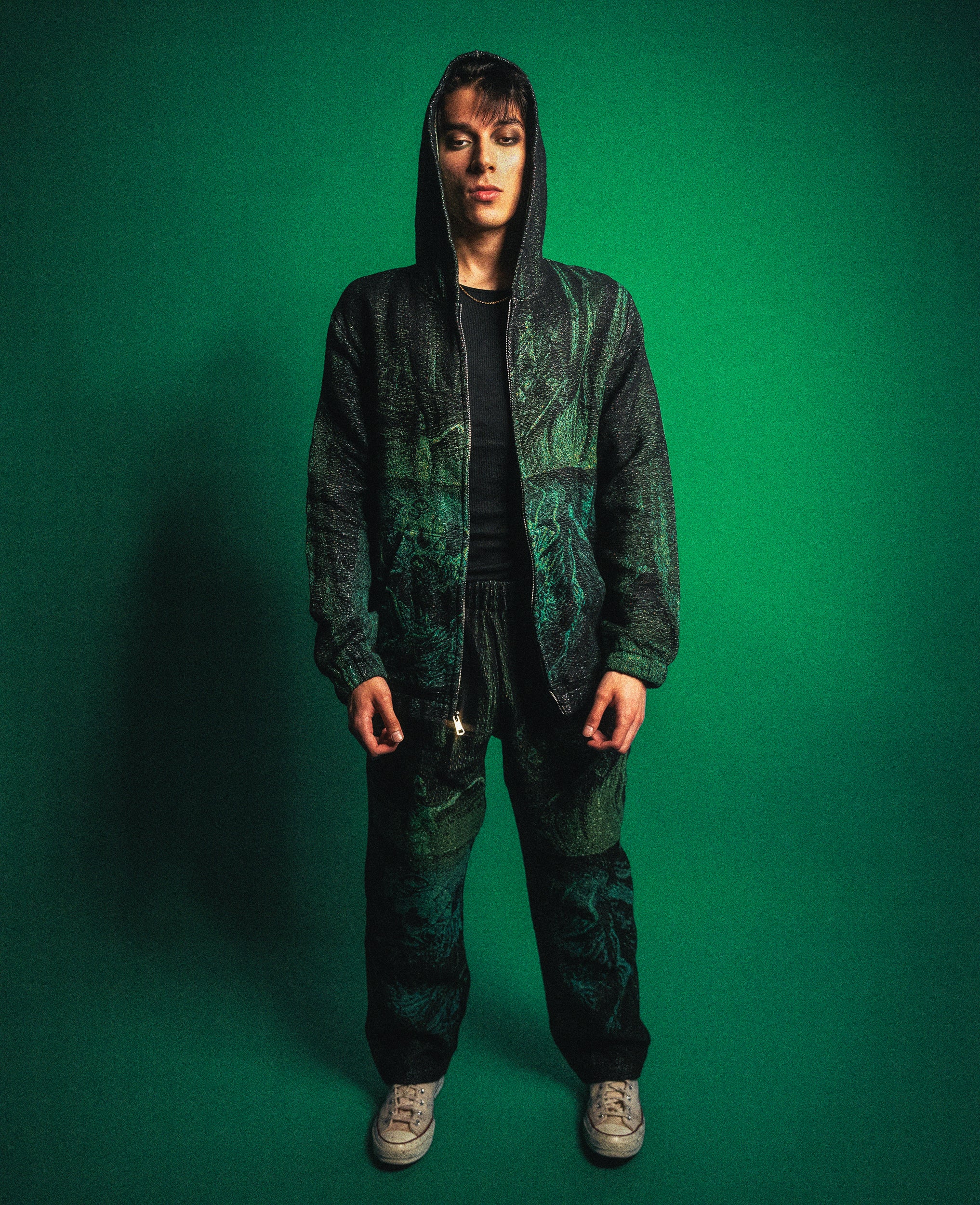 'DECEPTION' ZIP-UP HOODIE