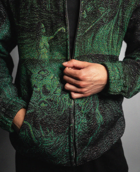 'DECEPTION' ZIP-UP HOODIE