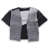 DENIM PANTS SHIRT (BLACK/GREY) - M/L