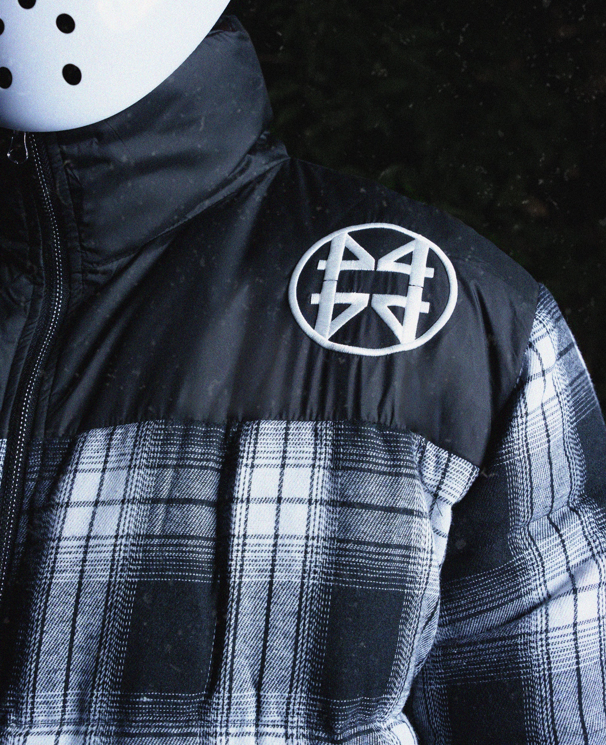 'UNDERCOVER' FLANNEL PUFFER JACKET