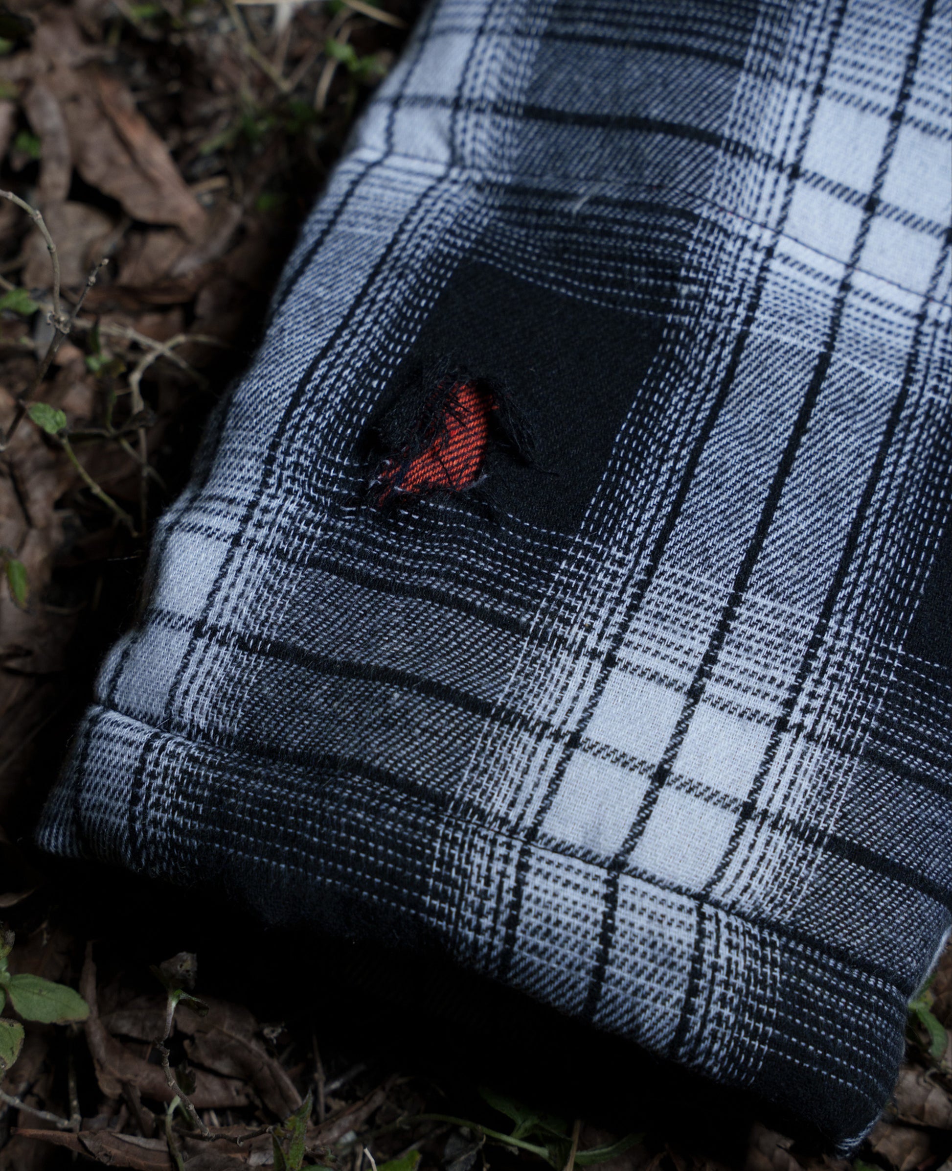 'UNDERCOVER' FLANNEL PUFFER JACKET