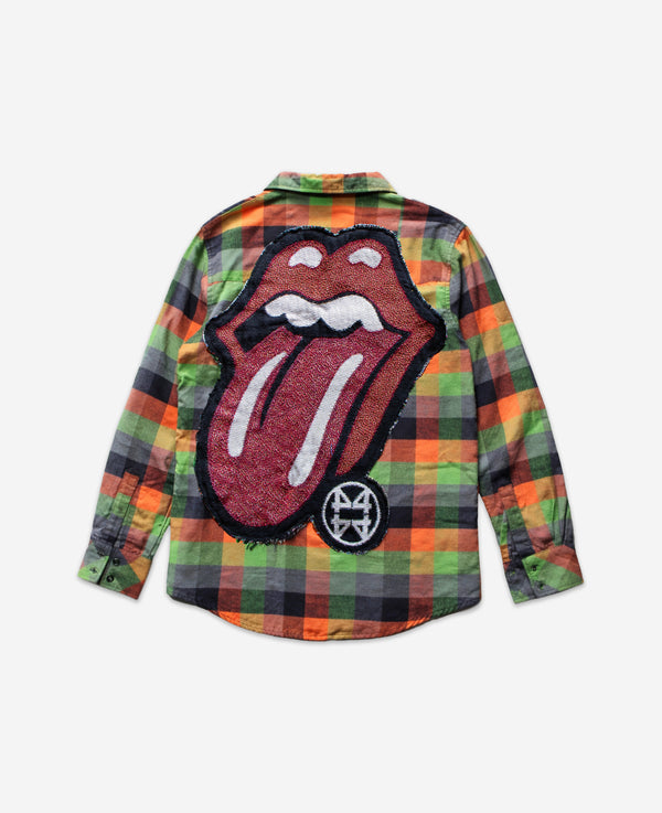 RED 'STONES' VINTAGE FLANNELS