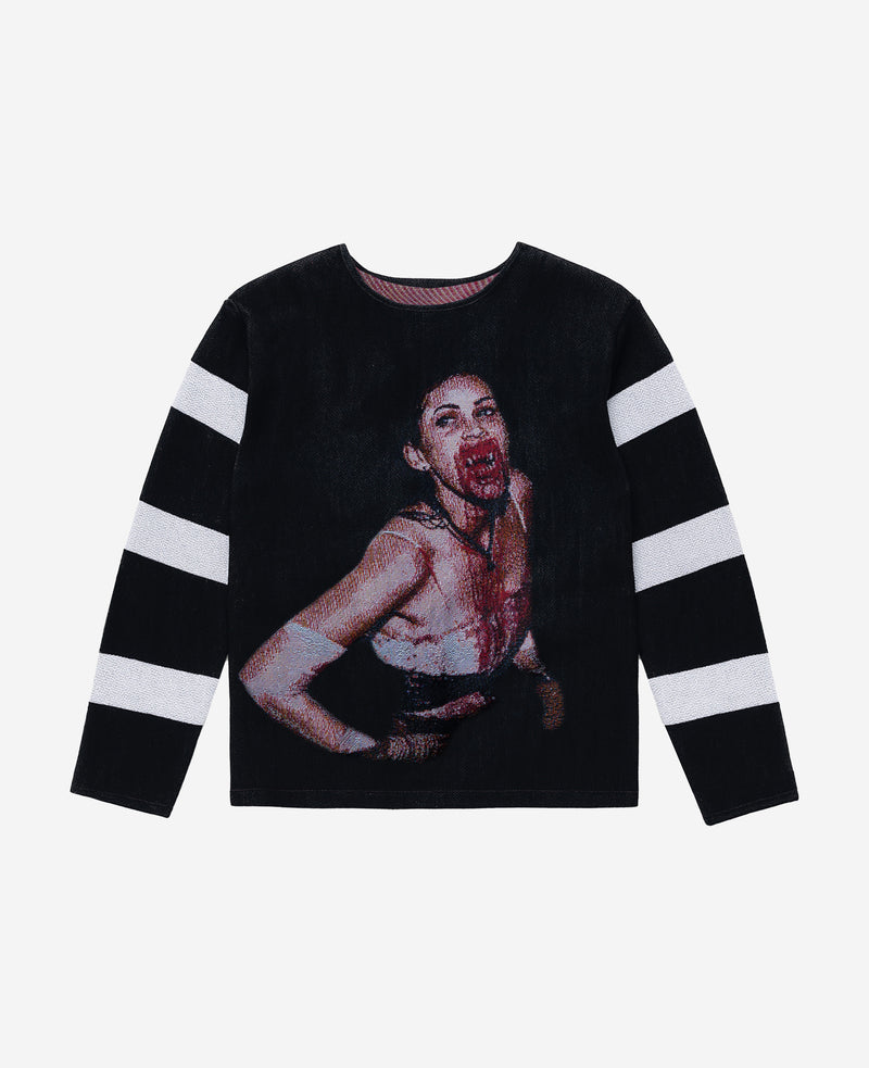 'JENNIFERS' WOVEN CREWNECK