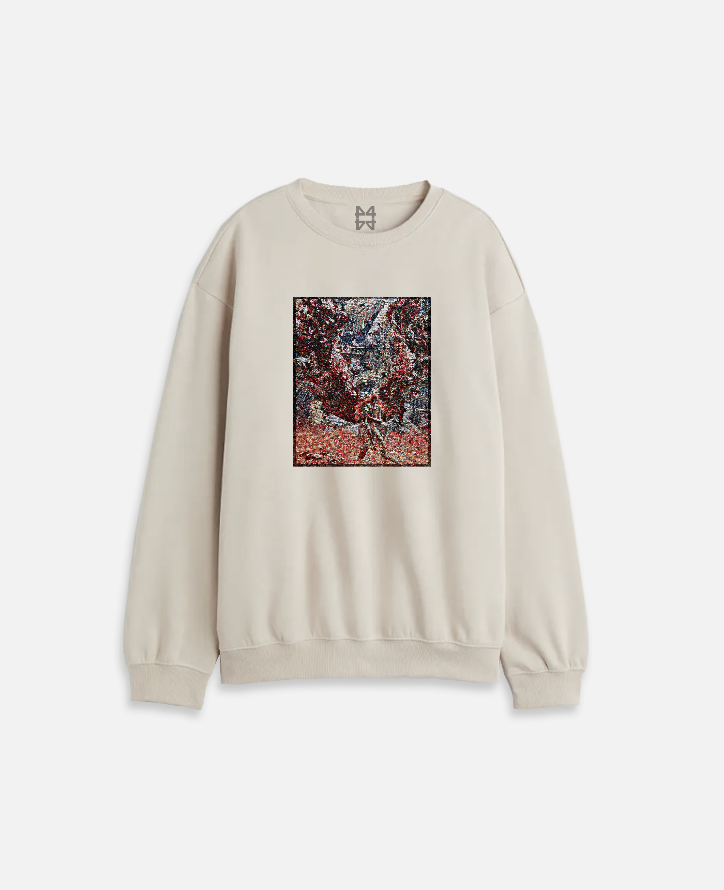 MALENIA TAPESTRY PORTRAIT CREWNECK