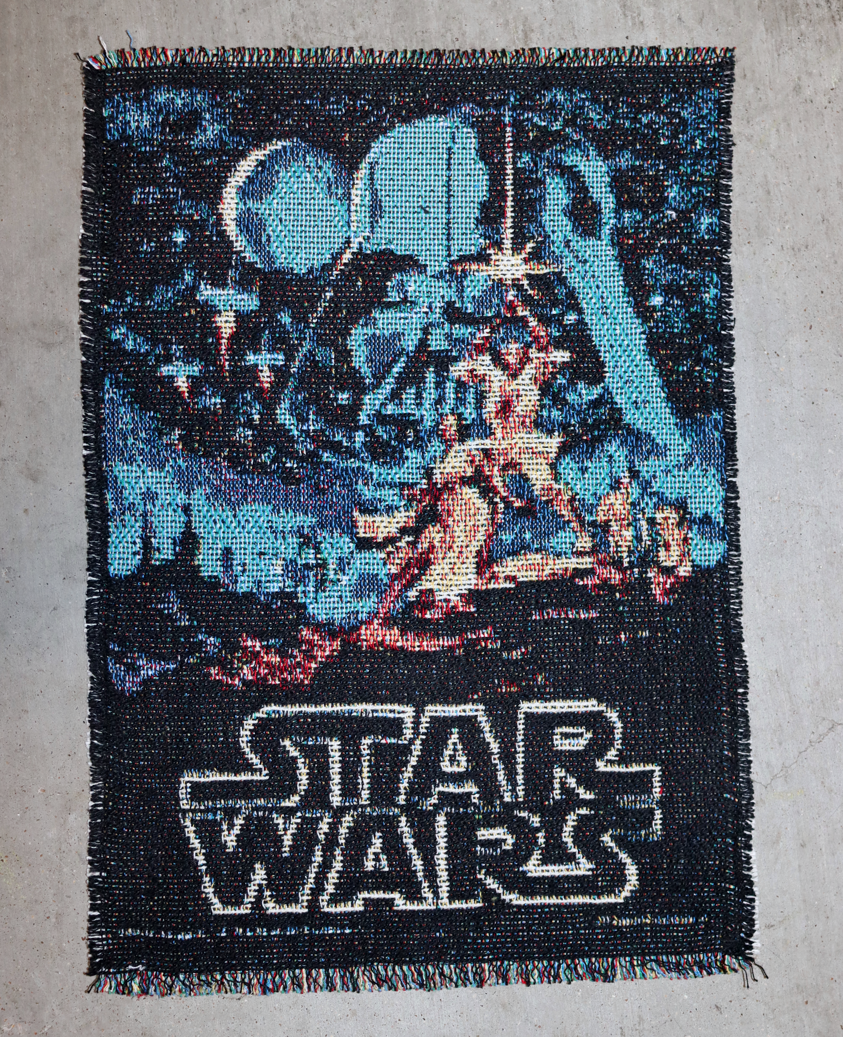 MAY THE 4TH POSTER WOVEN WALL ART