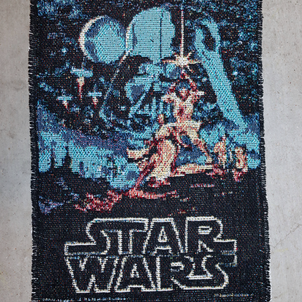 MAY THE 4TH POSTER WOVEN WALL ART
