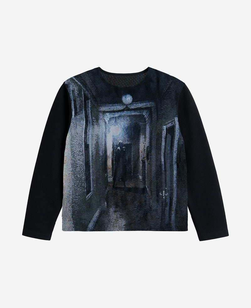 'PT' WOVEN CREWNECK