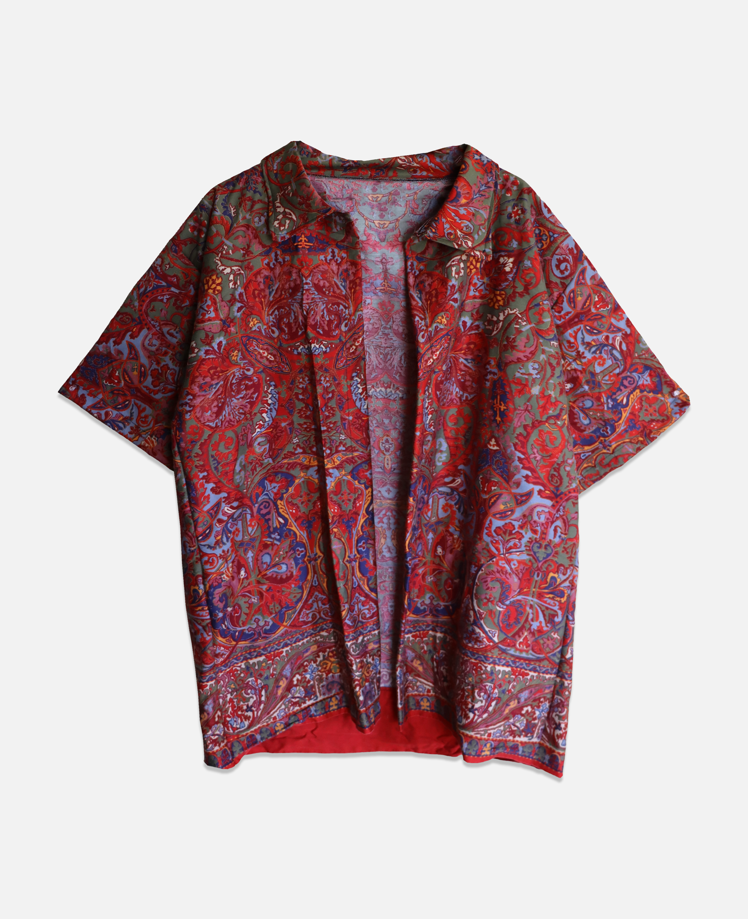 RED OVERPRINT SHIRT - L/XL