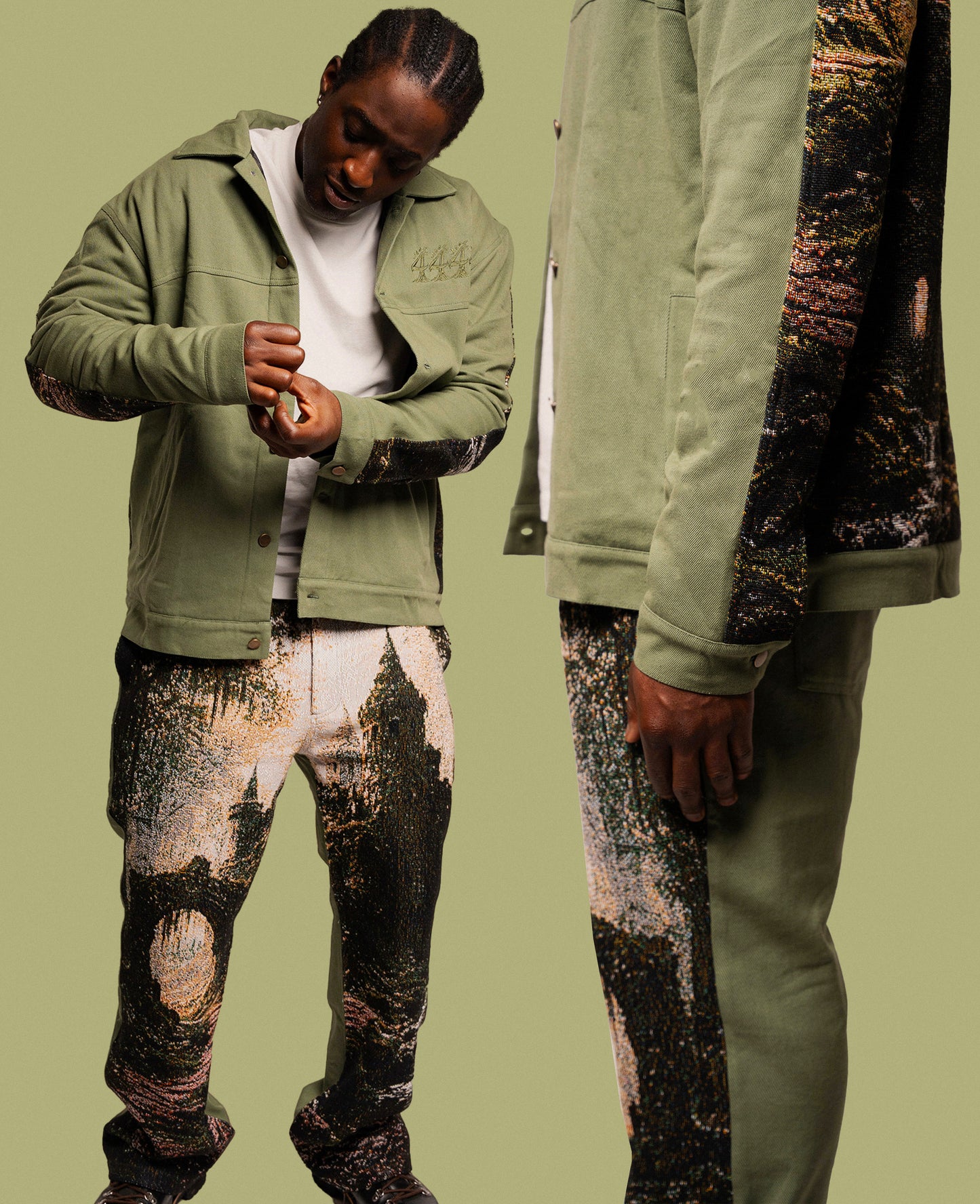 RUINS DENIM/WOVEN SET
