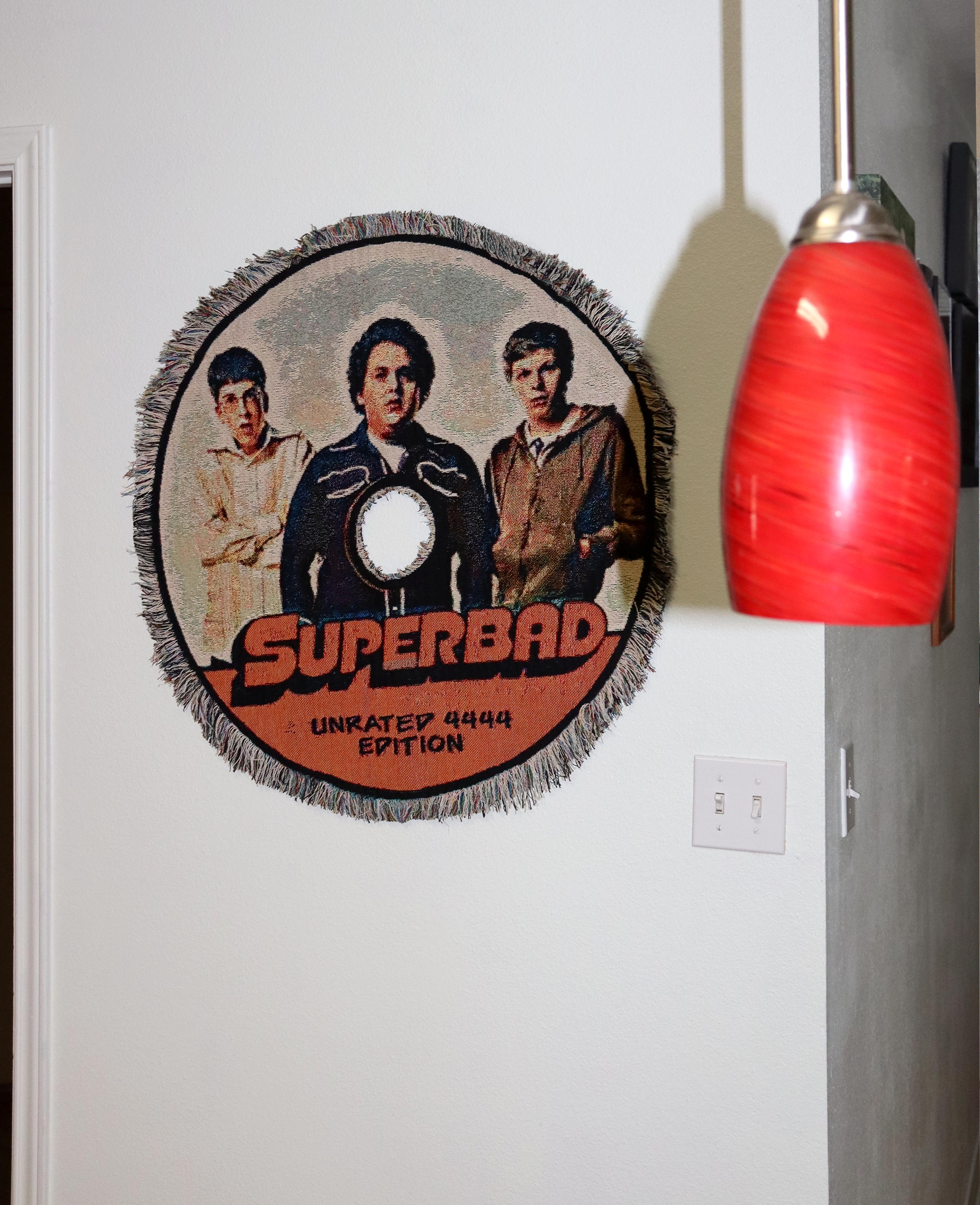 SUPERBAD DISC WOVEN WALL ART